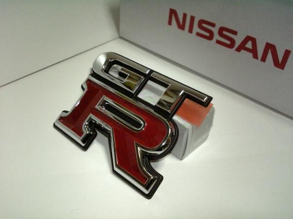 日産純正 R33 スカイライン GT-R リヤエンブレム新品 BNR34 GTR