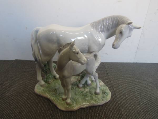 LLADRO　リヤドロ　馬の親子　コレクション　西洋陶器　美品
