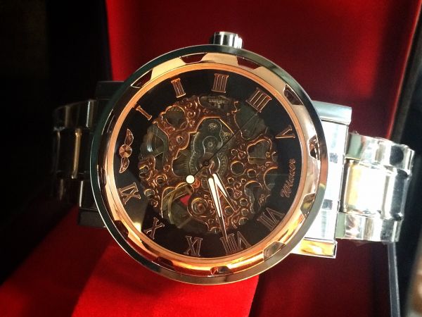 新品1円スタートwinnerウィナー正規品メンズ腕時計自動巻