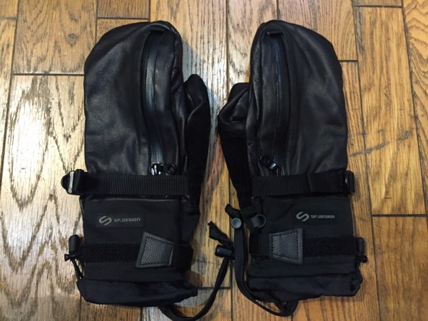 美品SP-DESIGN【LEATHER】PERFECTION MITT GLOVEミトングローブL