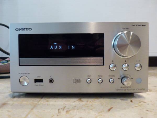 ONKYO CR-N755(S) ネットワークCDレシーバー 中古 ジャンク 美品 Onkyo