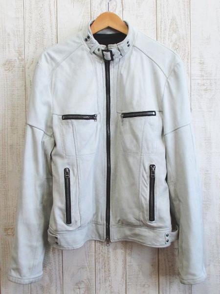 5351プールオム POUR LES HOMMES ジャケット シングル レザー 3