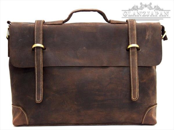 AF45*最高級イタリア本革*紳士用2WAYレザービジネスバッグ_J015