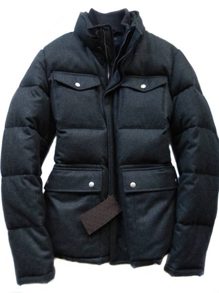 【グッチ】▼【100%カシミアｘ100%ダウン】▼最高峰ブルゾン▼XL