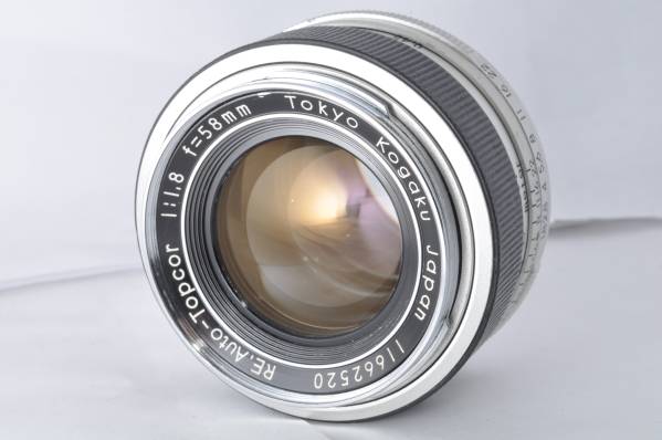 ☆極上美品☆トプコン TOPCON RE AUTO-TOPCOR 58mm F1.8 #207 一眼