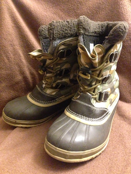 SOREL ソレル ブーツ 迷彩 24cm ウィメンズ USED品 中古