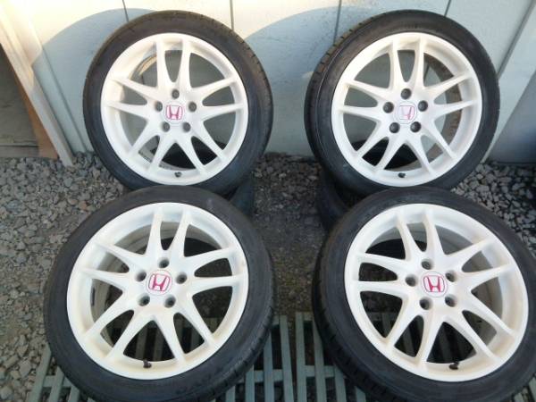 4本Set◆ホンダ純正◆215/45R17 5穴 PCD114.3◆バリ山 TOYO DRB