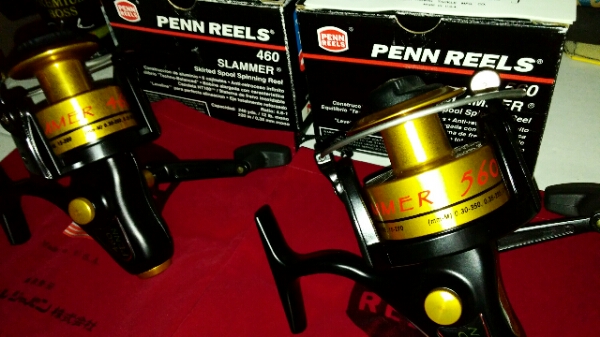 希少未使用品PENN SLAMMER460&560 2台セット フィッシング スピニング