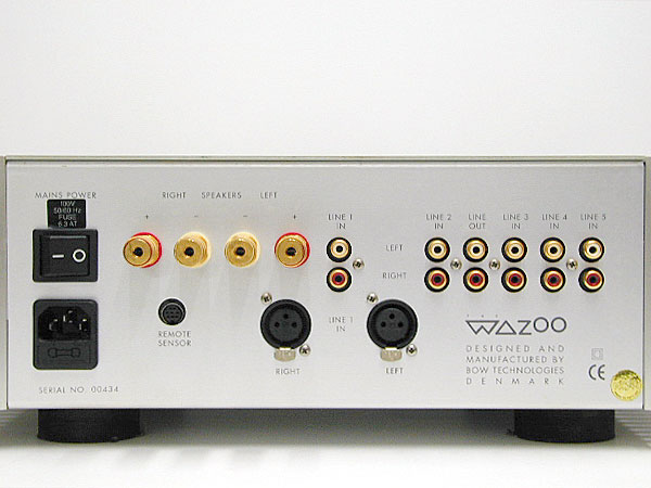 □BOW TECHNOLOGIES WAZOO プリメインアンプ 完動美品