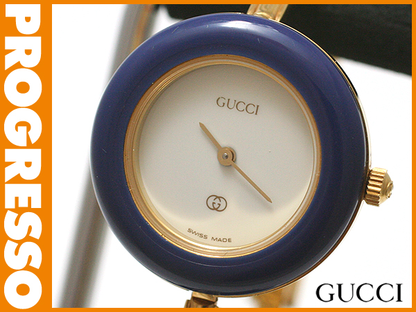グッチ チェンジベゼル 1100-L レディース クオーツ【292410】