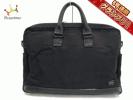 ポーター ビジネスバッグ 黒 化学繊維×レザー PORTER/吉田