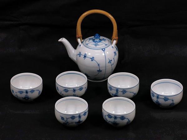 ロイヤルコペンハーゲン ROYAL COPENHAGEN 急須 湯呑みセット