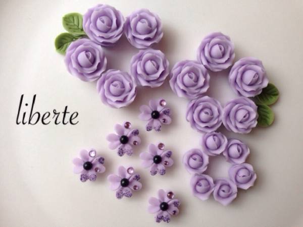 liberte☆薔薇と小花☆ラベンダー☆送料無料_2