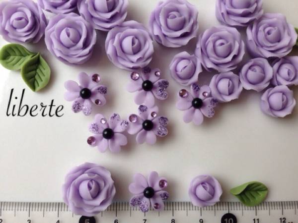 liberte☆薔薇と小花☆ラベンダー☆送料無料_3