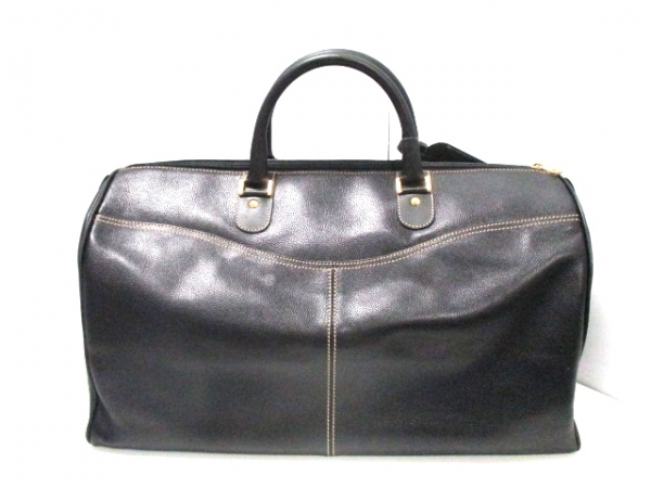 ダンヒル ボストンバッグ 黒 レザー dunhill/ALFREDDUNHILL