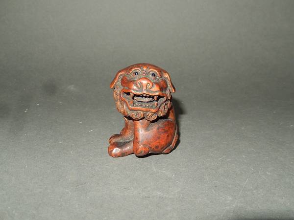 獅子 2026年最新Yahoo!オークション 木彫の中古品・新品・未 - 根付