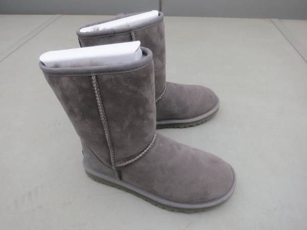 UGG クラシックショート ムートンブーツ グレー US5