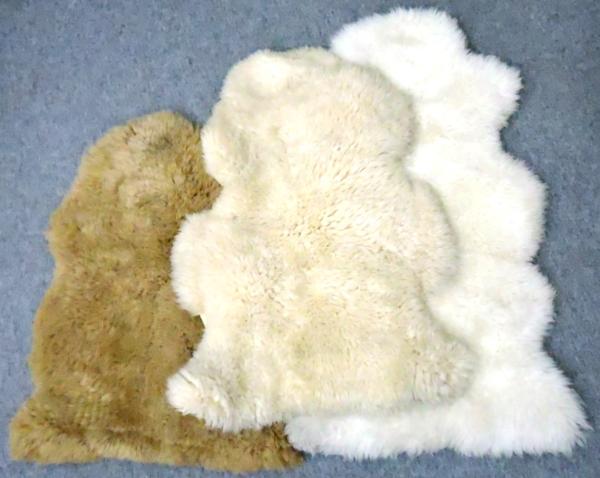 ムートンラグ マット ファー 敷物 カーペット 3枚セット