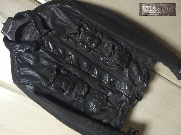 ニールバレット　レザー　ジャケット　バッファロー　中綿　M