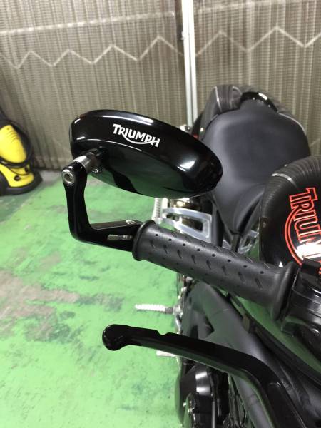 トライアンフ☆バーエンドミラー☆中古です