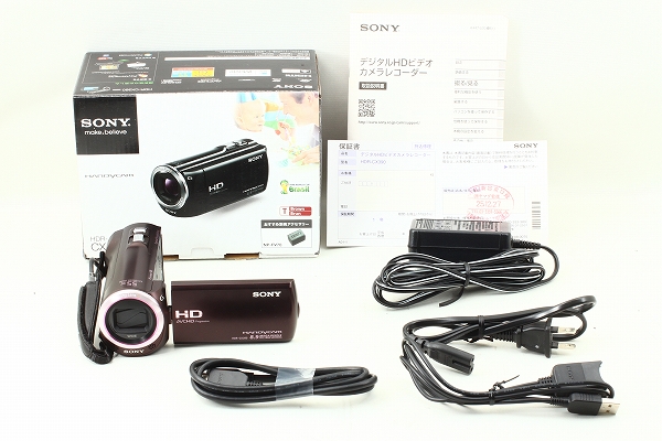 極美品 SONY ソニー HDR-CX390 ブラウン 元箱 @1117