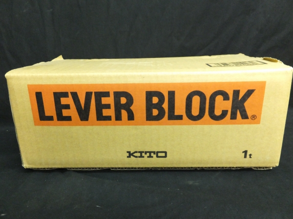 未使用】キトー KITO レバーブロック LB010 1t 1.5m フック