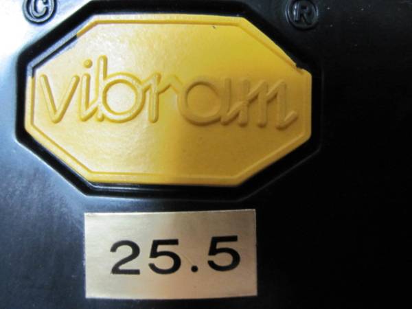 未使用品 ORD 25.5cm vibramソール 黒　皮 ブーツ シューズ