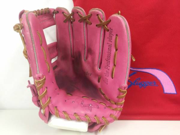 久保田 スラッガー 軟式 ピンク オーダー グローブ 右投げ u24