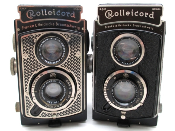 ジャンク Rolleicord 2体 SET 二眼レフ 7.5cm F3.5-4.5 Y1706470