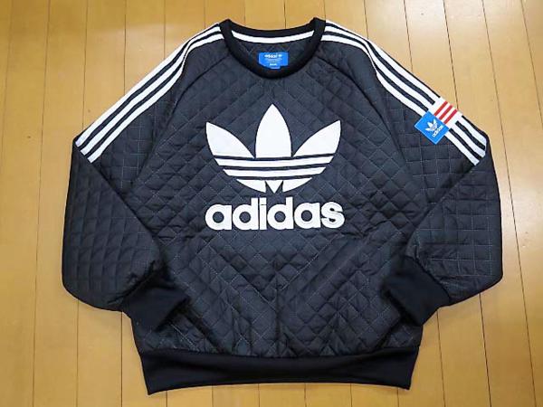 アディダス プルオーバー sizeL/黒 ◇■