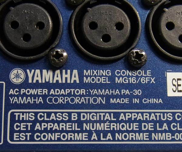 YAMAHA MG16⁄6FX : ヤマハ ミキサー MG16 Yamaha Yahoo!オークション