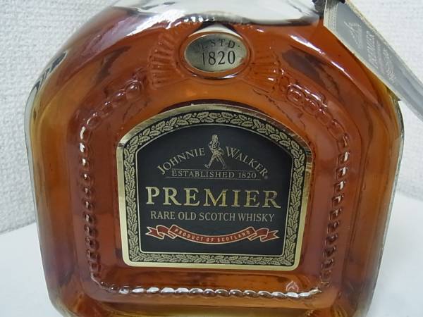 □ジョニーウォーカー□PREMIER プレミア スコッチ 750ml/未開栓
