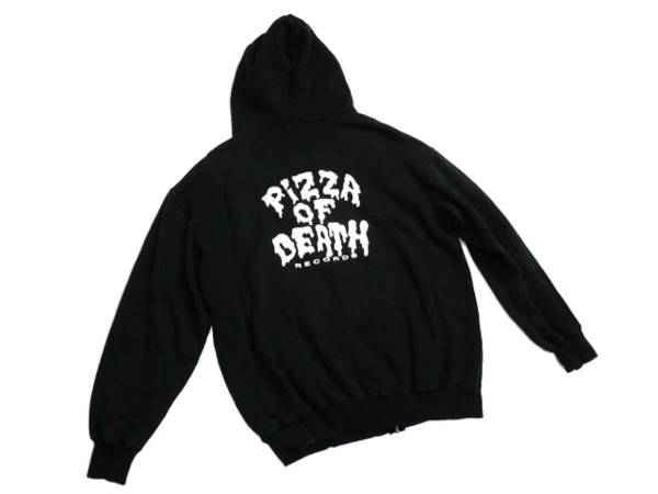 PIZZA OF DEATH RECORDS フード付きパーカー　XL PIZZA OF DEATH RECORDS パーカー 公式通販 ジップアップパーカー of