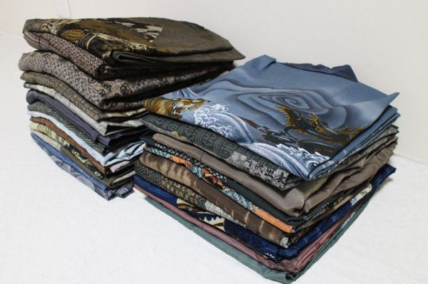 【京夢桜】大量！まとめ売り/男物長襦袢２３点◆着付け◆RWK509