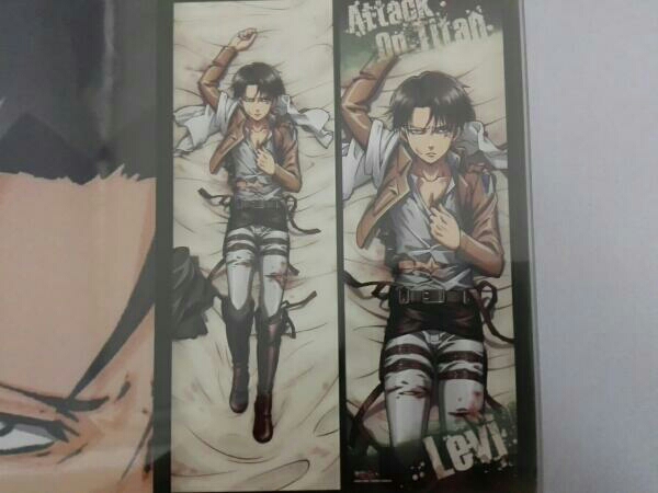 進撃の巨人 10周年 抱き枕カバー B リヴァイ 【公式通販】