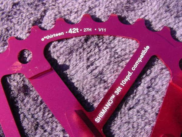 e*thirteen Extended RangeCog 42T RED 新品未使 送料無料