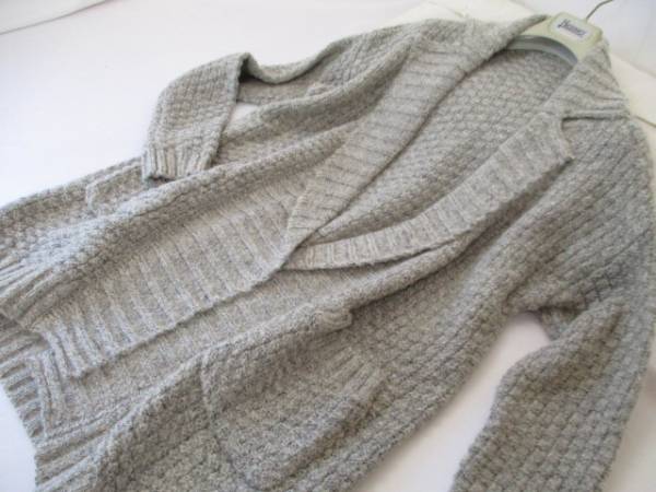 新品 16200円 ♪コーディガン9~13号 暖美★ロングカーディ