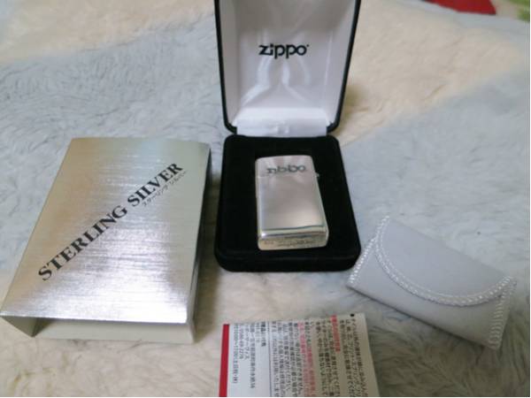zippo スターリングシルバー スリム 新品 未使用