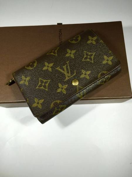 1円 本物 超美品 ルイビィトン モノグラム クレディ 二つ折財布