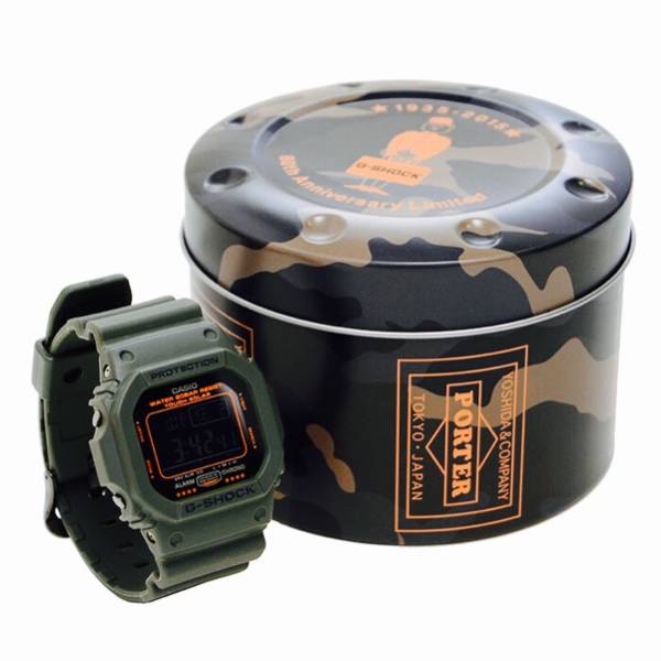 限定 極少 porter×G-SHOCK 80th 5600 ポーター×Gショック