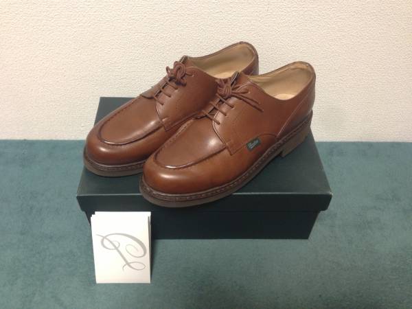 パラブーツ シャンボード マロン サイズ8 箱付 美品】パラブーツ Paraboot シャンボード マロン 8 ブランド別
