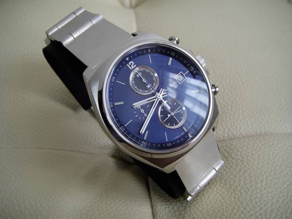 ◇未使用 ポールスミス Paulsmith時計 クロノグラフ 文字盤青(ポール 
