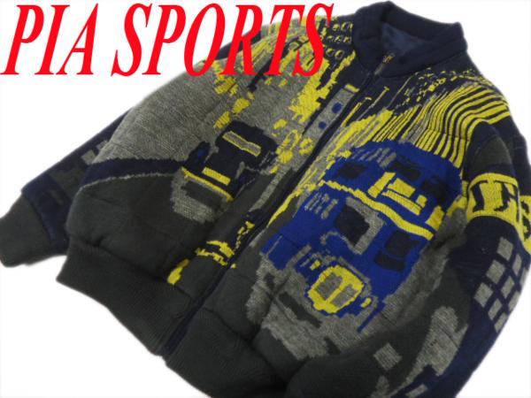 ライカ PIA SPORTS ウール ニット 大きめ○ピアスポーツ ライカ 毛100