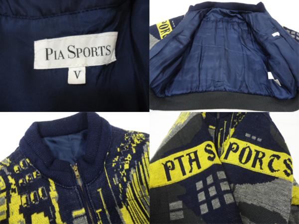 ライカ PIA SPORTS ウール ニット 大きめ○ピアスポーツ ライカ 毛100