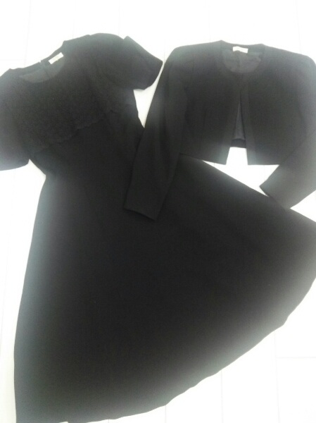 東京ソワール 喪服 ブラックフォーマル スーツ 9号