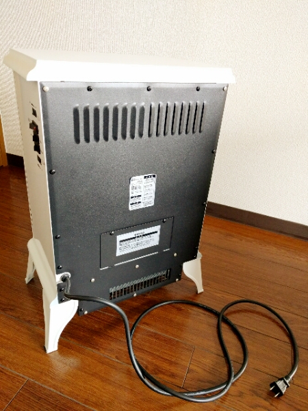 電気ストーブ】暖炉型ファンヒーター☆CH-1331-WH（ホワイト