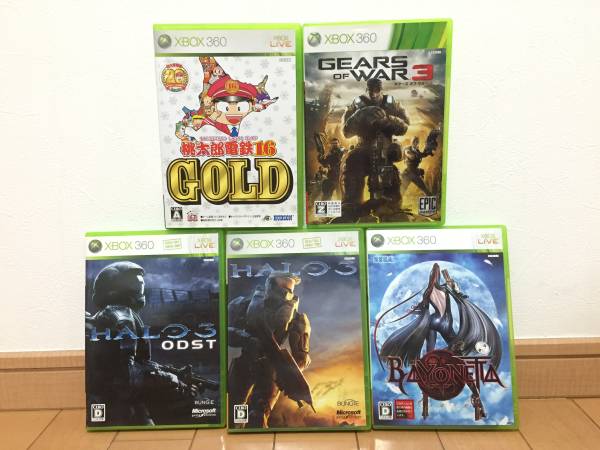 【送料無料】XBOX360ソフト 桃鉄 HALO3 Gears3 etc...