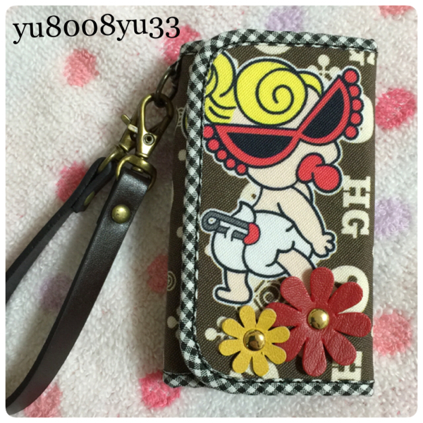 ハンドメイド★ヒスミニ★モノグラム柄★４連キーケース★財布