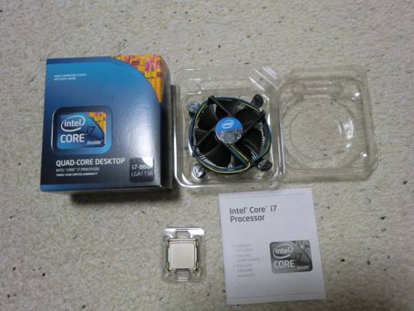 ☆CPU Intel Core i7-860 2.80GHz LGA1156 8MB SLBJJ☆