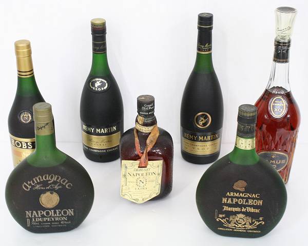 1円 レミーマルタン ナポレオン等 ブランデー 7本セット 未開封